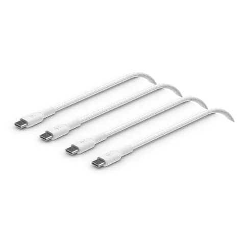 Belkin BoostCharge Cavo intrecciato da USB-C a USB-C, Cavo USB C ricarica rapida per