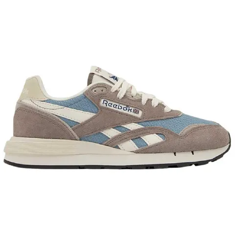Reebok Unisex Classic Nylon 89 Sneaker, Gritty Grey/Leisure Blue/Chalk, 44,5 EU, Gritty