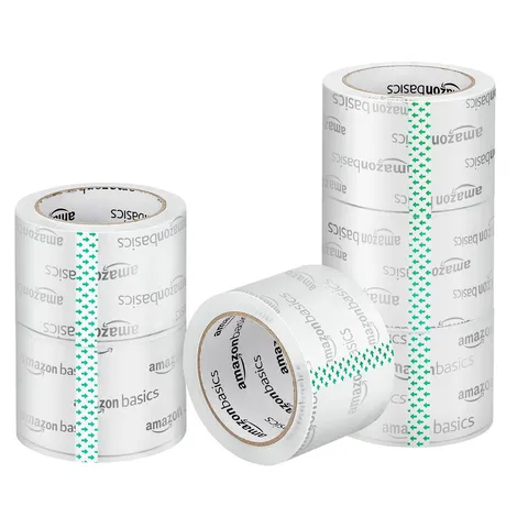 Amazon Basics Nastro da Imballaggio Largo 7,2cm, Compatibile con Dispenser da 7,6cm