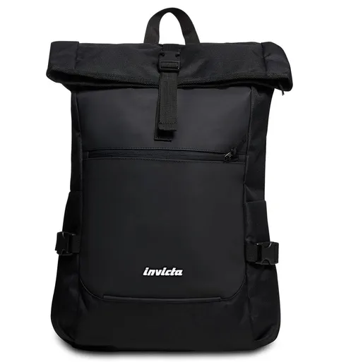 Invicta Zaino, ct Fold, Nero, Tasca Porta Pc e Tasca Porta Borraccia, Viaggio, Ufficio e