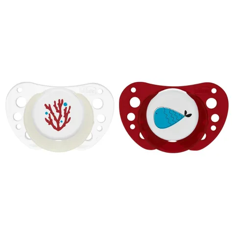 Chicco PhysioForma Air Succhietto 16-36 Mesi Rosso