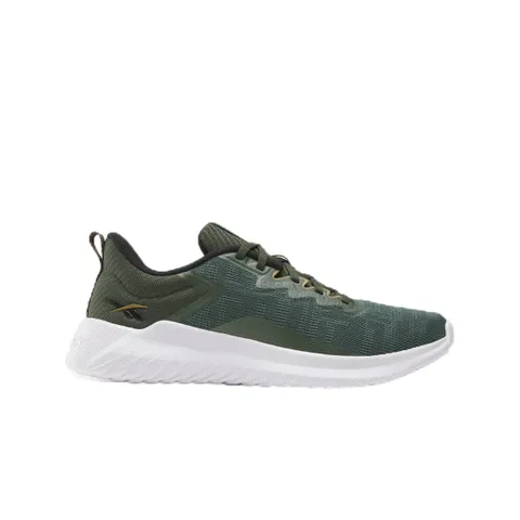 Reebok Scarpe da Ginnastica da Uomo Fluxlite II, Grit Green Black Ftwr White, 45.5 EU