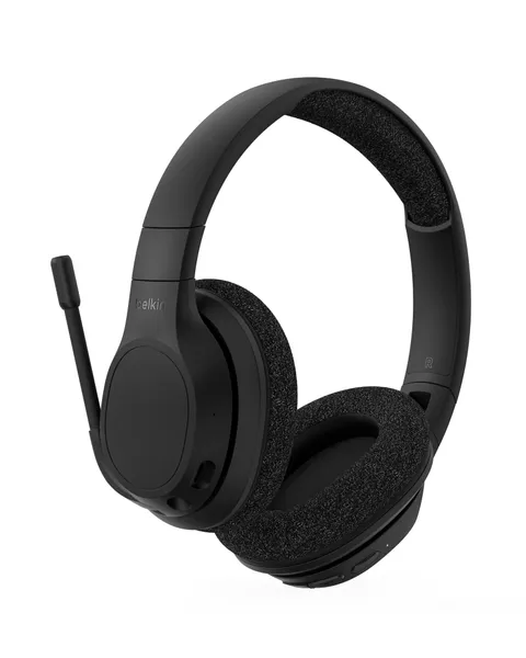 Belkin SoundForm Adapt Cuffie Bluetooth Over-Ear con Microfono a Braccio, Bluetooth