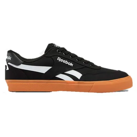 Reebok Court Advance Vulc Sneaker, Jet Black/Bright White/Tan, 38,5 EU
