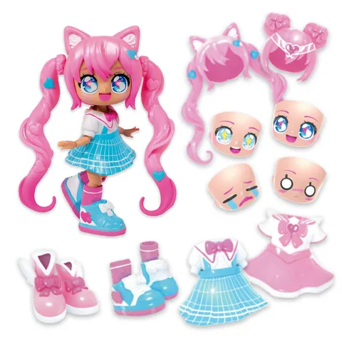 Animakii Bambola personalizzabile - Bandai HEA26352 - Mago e studentessa