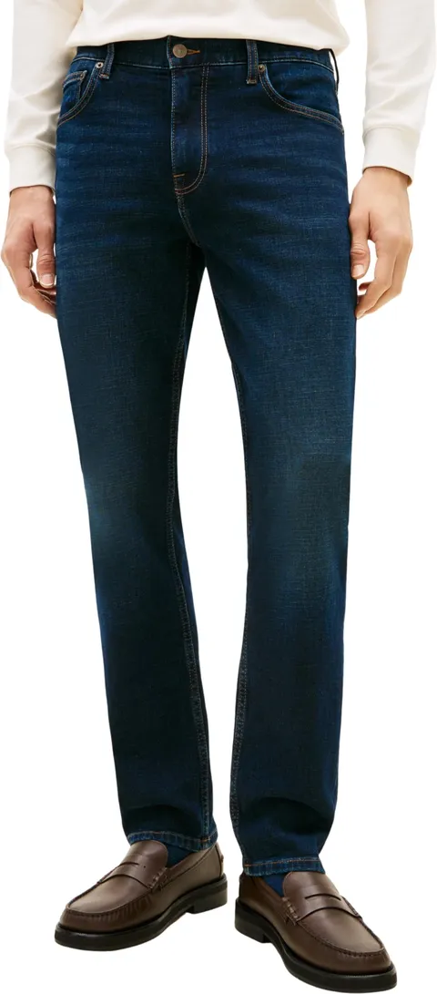 Tommy Hilfiger Denton STR Jasper Ind MW0MW41902 Dritto, Denim, 31W/34L, Denim (Jasper