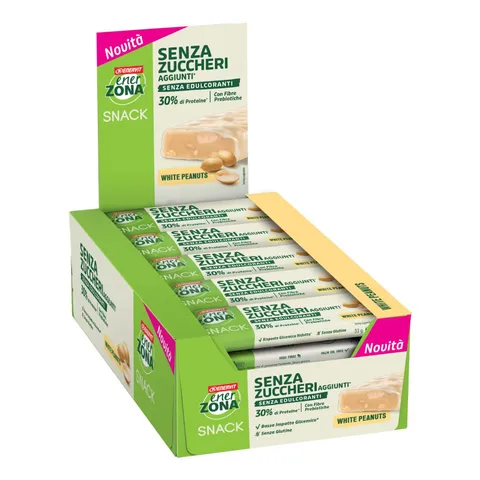 Enervit, Enerzona Snack Arachidi, 30 Barrette da 33g