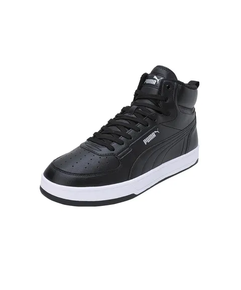 PUMA Unisex Sneaker Caven 2.0 Mid WTR, Black-Silver-White, 37 EU