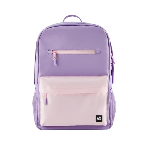 HP Campus 17L, Zaino per Notebook da 15.6", Creato con Materiale Riciclato, Scomparto Dedicato per Computer e Tablet, Tasche Interne Imbottite, Due Tasche Laterali, Impermeabile, Lavanda