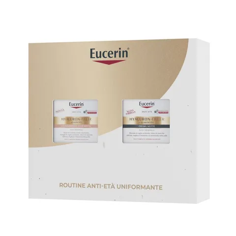 Eucerin Skincare Kit Routine Anti-Età Uniformante, Cofanetto regalo donna beauty con