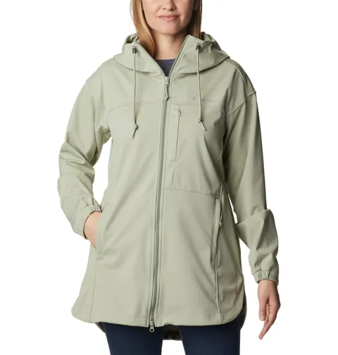 Columbia Flora Park Softshell Jacket, Giacca Softshell Donna, Safari, Taglia L
