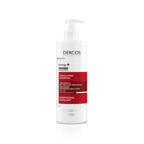 Vichy Dercos, Shampoo Energizzante, Per Tutti i Tipi di Capelli, Azione Anticaduta