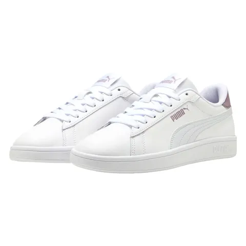 Puma Smash 3.0 L, Sneaker Uomo, Puma Confettura Bianca Silver Mist Plum, 46 EU