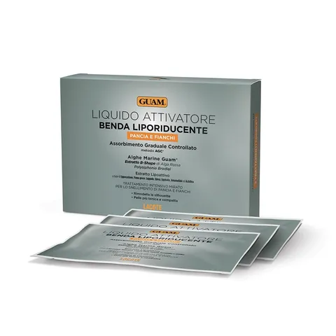 Guam Liquido Attivatore per Benda Liporiducente confezione da 3 buste 100 ml cadauna
