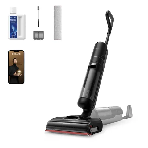 Dreame H15 Pro Aspirapolvere Lavapavimenti, Braccio robotico AI DescendReach GapFree