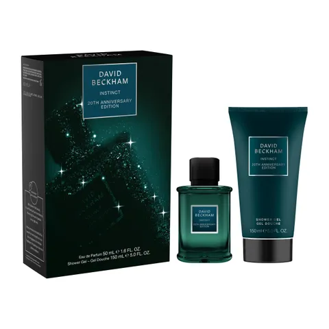 David Beckham, Cofanetto Regalo per Lui Instinct 20th Anniversary, con Eau de Parfum &