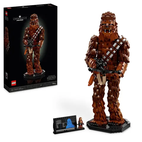 LEGO Star Wars Chewbacca, Figura da Collezione di Wookiee con Balestra, Minifigure e