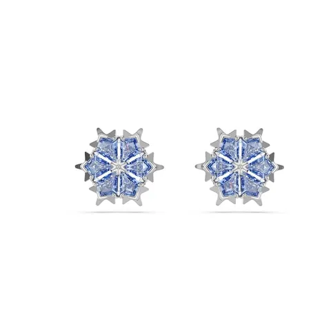 Swarovski Magic Orecchini a Lobo, Gioielli Versatili con Zirconia Grigio-Blu Swarovski