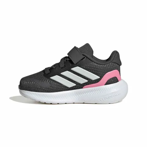 adidas Unisex - Bimbi 0-24 Runfalcon 5 Shoes Infants, Grey Six/Crystal White/Bliss Pink