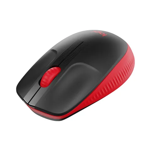 Logitech M190 Mouse Wireless Rosso