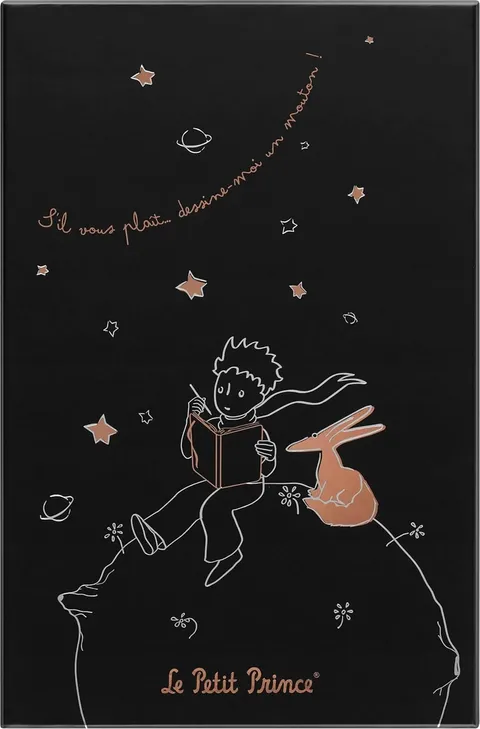 Moleskine Le Petit Prince Taccuino a Righe, Copertina Rigida e Chiusura Elastica, in Gift