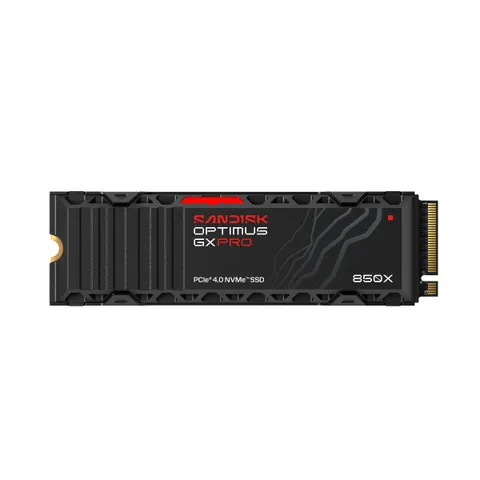 Sandisk Optimus GX PRO 850X NVMe SSD con dissipatore di calore 1 TB (fino a 7.300/6.300