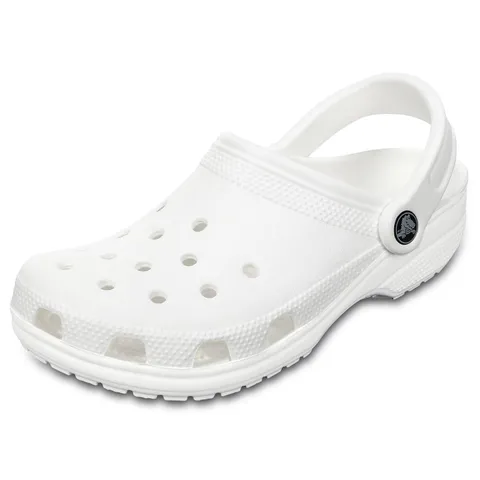 Crocs Zoccolo Classico, Bianco, 4 UK Bambino, Bianco, 4 UK Child