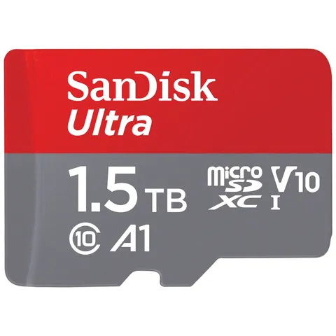 SanDisk Ultra 1.5TB scheda microSDXC + adattatore SD (per smartphones e Tablet Android