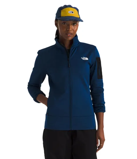 The North Face W Mistyescape Fleece Maglia Donna Estate Blue/TNF Black L