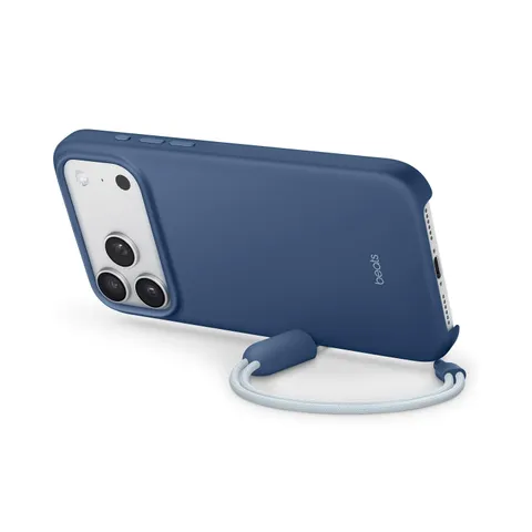 Beats Custodia iPhone 17 Pro Max Cavalletto Blu