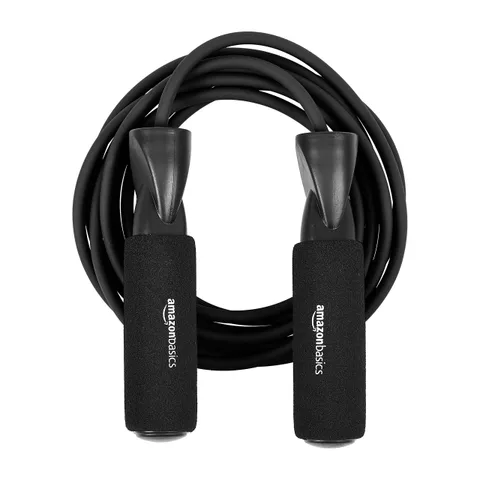 Amazon Basics corda per saltare standard, 300 cm, Nero