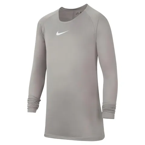 Nike Park First Layer Jersey LS, Maglia Unisex Bambini, Pewter Grey/White, M