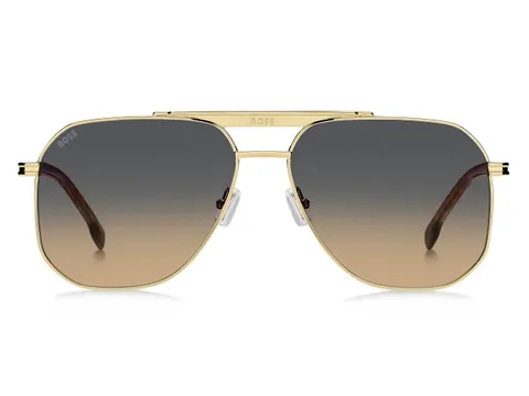 HUGO BOSS Occhiali da Sole BOSS 1743/S 06J GOLD Havana 59/15/145 Unisex