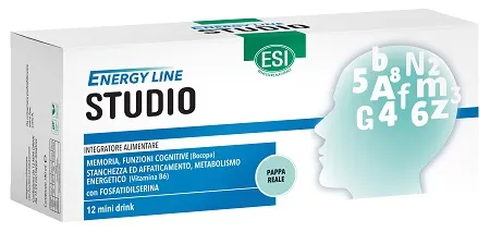 ESI - Energy Line Studio, Integratore Alimentare a Base di Pappa Reale, Vitamina B6 e