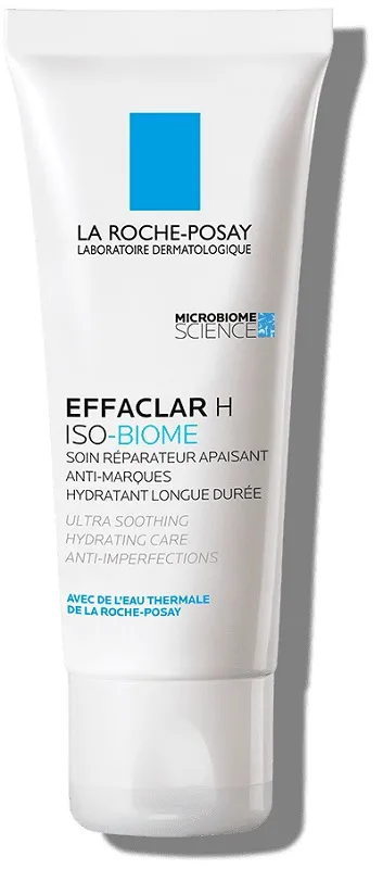 La Roche Posay Effaclar H Iso-Biome, Trattamento Idratante Ultra-Lenitivo, Per Pelli