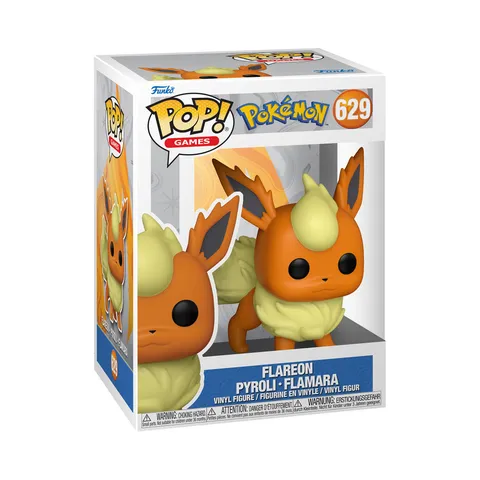 Funko Pop! Games: Pokemon - Flareon - Figura in Vinile da Collezione - Idea Regalo