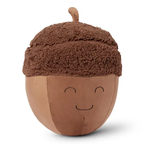 Amazon Basics Cuscino Peluche a Forma di Ghianda, Giocattolo Pupazzo per Letto o Divano