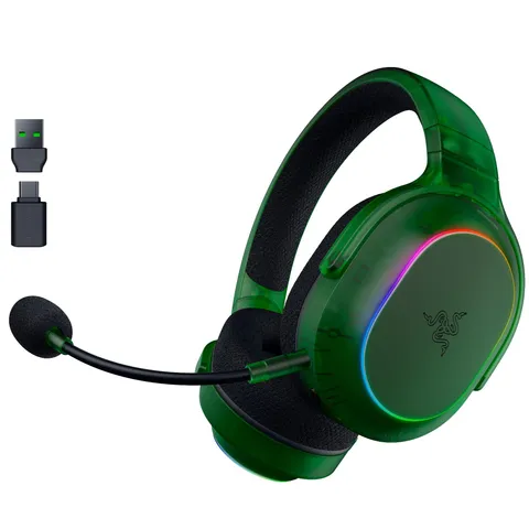 Razer Barracuda X Phantom Green Edition - Cuffie da gioco wireless multipiattaforma (285 g, driver TriForce da 40 mm, Dual Wireless HyperSpeed e Bluetooth) Phantom Green