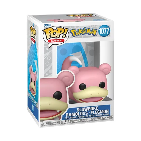Funko Pop! Games: Pokemon - Slowpoke - Figura in Vinile da Collezione - Idea Regalo