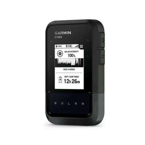 Garmin eTrex Solar, GPS Portatile, Black