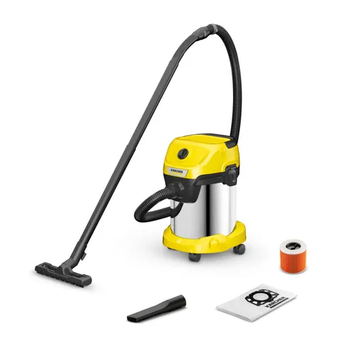 Kärcher aspiratore solidi liquidi WD 3 S V-17/4/20, funzione soffiante, 1000W