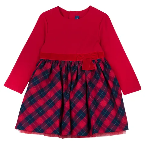 Chicco Vestito Bimba Natale Pois Oro