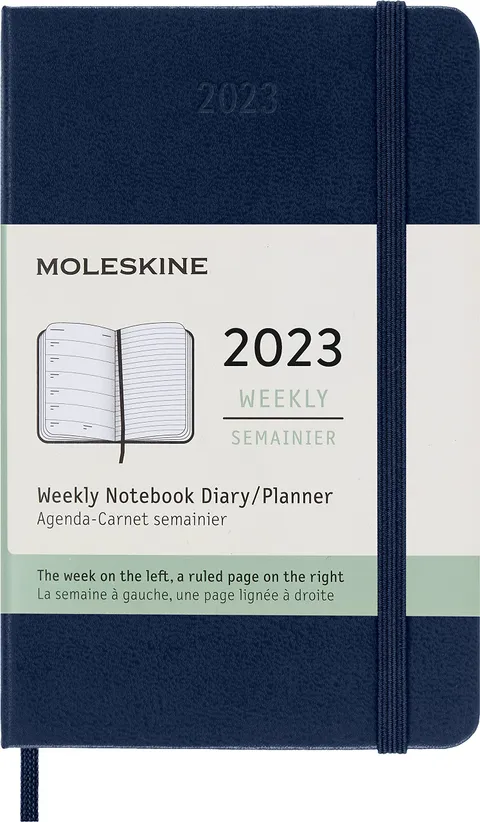 Moleskine Agenda Settimanale 2023, Agenda 12-Mesi, Agenda Settimanale, Copertina Rigida