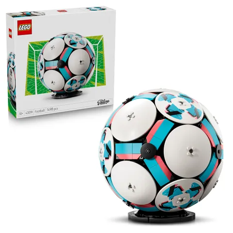 LEGO Editions Pallone da Calcio Giocattolo - Kit di Modellismo 3D con Mini-Stadio