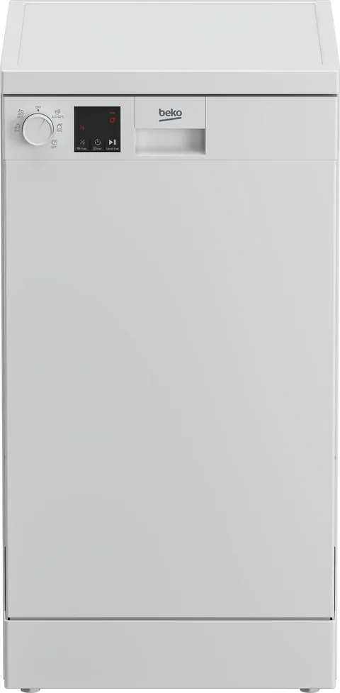 Beko Dvs05024W Lavastoviglie Slim Libera Installazione Display 10 Coperti Hxlxp, Bianco