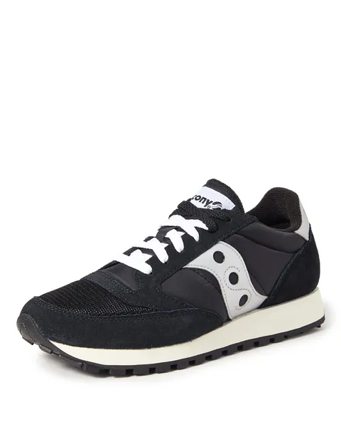 Saucony Jazz Original Vintage, Sneaker Uomo, Black Silver White, 43 EU