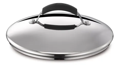 Lagostina Gioiosa Coperchio con Maniglia in Bakelite, Acciaio Inox 18/10, Diametro 24 cm
