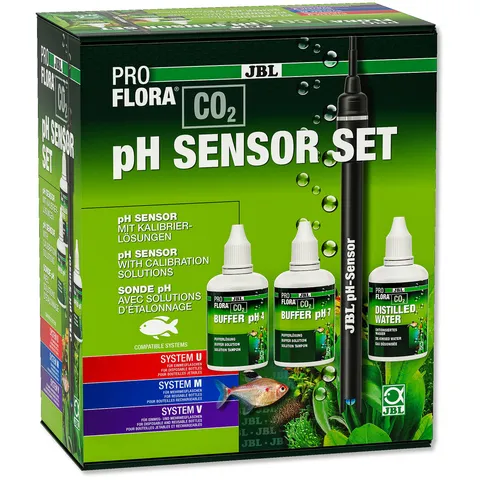 JBL Proflora CO2 pH Sensor SET, elettrodo pH set con connessione BNC, incluso liquido di