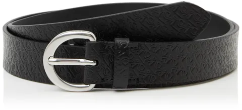 Calvin Klein Jeans Cinture da donna Classic Buckle AOP 30MM LV04K7019G, nero