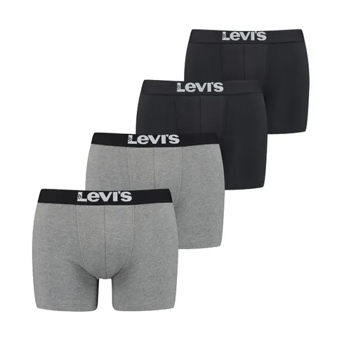 Levi's Boxer, Boxer Uomo, Sostenibile Nero / Grigio, S